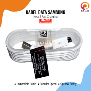 [RO ACC] KABEL DATA SAMSUNG NOTE 4 FAST CHARGING PACKING DUS ORIGINAL