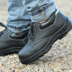 NGT Men Formal Shoes Sport Mens Tactical Boots Desert Outdoor Hiking AS Microfiber Leather Breathable Anti-mite Wear-resistant Oil-resistant Acid and Alkali Low To Help Safety Shoes Protective Work Shoes