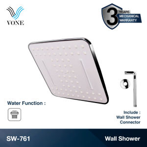 VONE Shower Wall Tembok Mandi Head Kepala Tanam Kotak SW-761