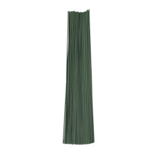 100Pcs 40cm Floral Stem Wire Handmade Rose Pole Artificial Flower Stem DIY Bouquet Material