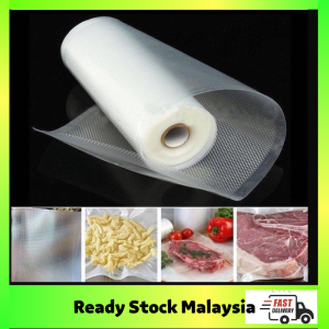 Food Vacuum Plastic Sealer Roll Embossed Vacuum Bag Roll for Storage