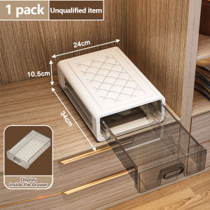 Underwear Bra Organizer Storage Box Drawer Closet Organizers Boxes for Underwear Socks Bra Divided Plastic Storage Box