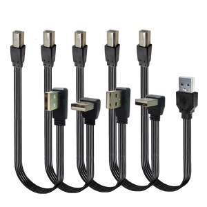 Industrial USB to USB B Cable Plastic Texture Printer Cord Suitable for Printer Connectivitys Across Various Platforms