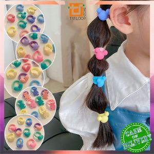 OFM-C770 Ikat Rambut Mini Anak Perempuan 10IN1 Motif Love Korean Fashion / Set Aksesoris Rambut Anak Karakter Lucu Import