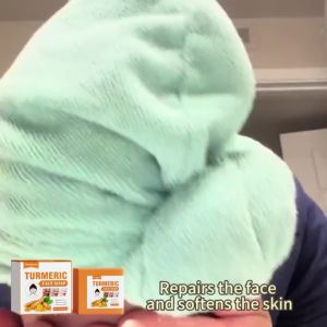 West&Month Turmeric Face Soap 100g Cleansing Facial Blemish Reducing Repairing Soft Skin
