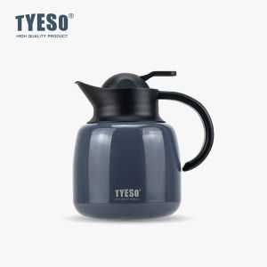 Tyeso Thermal Insulation Modern Tea Pot With Filter And Handle 600/750/1000ml 304 Stainless Steel Sweted Coffee Pot Teko 茶壶
