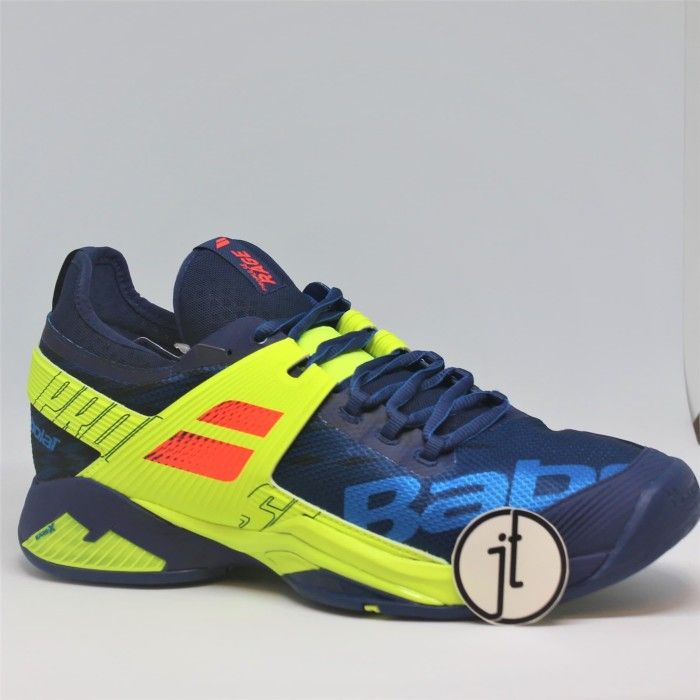 Sepatu Tenis Babolat Propulse Rage Blue Fuo Aero Tennis Shoes