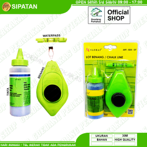 Lot Tukang Benang Nankai Benang Tinta 30M Sipatan Ukur Tukang Set