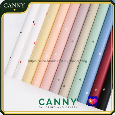 20 PCS KOREAN LOVE DOT WRAPPING PAPER FLOWER BOUQUET HEART LOVE WRAPPING CODE [WP-BB104]