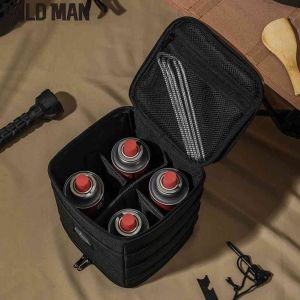 Túi Đựng Bộ Đồ Ăn Ngoài Trời Hộp Đựng Bình Xăng Bằng Vải Oxford 600D Túi Đựng Dụng Cụ Có Thể Gập Lại Treo Để Đi Bộ Đường Dài Ba Lô