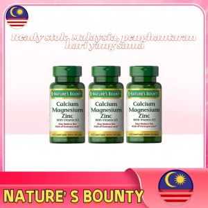 【EPX-2027】Nature’s Bounty Bone & Muscle Health Formula | 4 Nutrien Penting: Kalsium + Magnesium + Zinc + D3 | Serapan Optimum Cegah Tulang Rapuh & Tingkatkan Imuniti | Ideal Untuk Gaya Hidup Aktif & Usia Lanjut