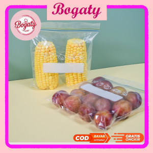BG KANTONG PLASTIKK ZIPLOCK TERTUTUP RAPAT / PLASTIK KULKAS PENYIMPAN MAKANAN