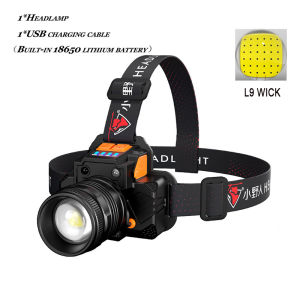 Multi Function Rechargeable Zoom Led Headlamp Fishing Headlight Torch Hunting Head Lamp Camping Headlamp Flashlight Head Light