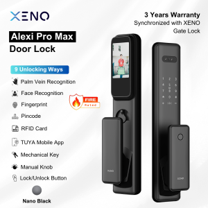 XENO Alexi ProMax Digital Door Lock | Digital Lock with Camera & Smart Digital Lock with Video | 3-Year Warranty & Free Installation