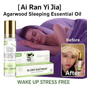 Agarwood  Sleep Balm Relieves Stress Anxiety Muscle Pains Headaches Soothes Heals Good Night Sleep Lavender Sleeping Essential Oil Herbal Sleep Cream 薰衣草精油 舒睡精油 睡眠香膏