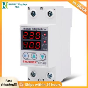 【HFM】 SVP-916 Adjustable Voltage Surge Protector Relay Limit Current Protection