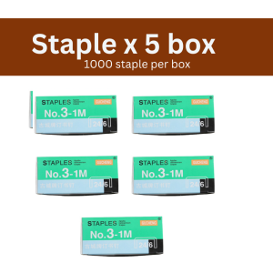 360 degree Rotatable Stapler - staple booklets pamphlets from the side / stationery / 24/6mm staples / Large stapler