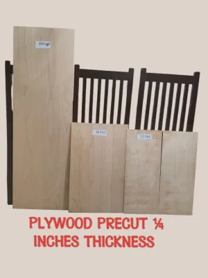 PLYWOOD PRE-CUT 1/4 INCH THICKNESS WITH SANDING FINISH