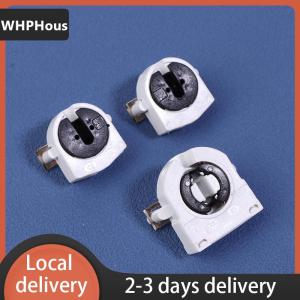 [COD] WHPHous Ship within 24 hours 5Pcs T5 T8 Fluorescent Light Holder G5 G13 Base Non-Shunted Heat-Resistant Lamp Socket AC 500V 2A For LED Fluorescent Light Tube