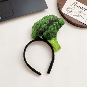 REEBO สตรอเบอร์รี่สตรอเบอรี่ ห่วงผมอาหารจำลอง ผักและผัก กระดูกกระดูกกระดูก ที่คาดผมฮอทดอก น่ารักน่ารักๆ ไอศกรีมสำหรับไอศครีม หญิง/หญิง