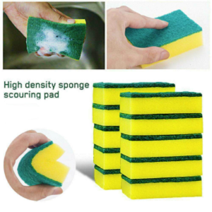 5Pcs High Density Sponge Wipe Dishwash Sponge Kitchen Cleaning Tools Wipe Bowl Pot Scouring pads Supplies