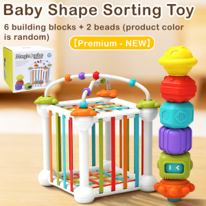 🌈COD🌈Baby Shape Classification Toys Childrens Sensory Development Montessori Educational Toys Exercise Infant Cognitive Grasp Training Learning Rainbow Color Building Blocks Toys