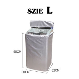 พร้อมส่ง ผ้าคลุมกันฝุ่นเครื่องซักผ้า ผ้าคลุมเครื่องซักผ้ากันน้ำ ผ้าคลุมกันแดดสำหรับเครื่องซักผ้า S/M/L/XL