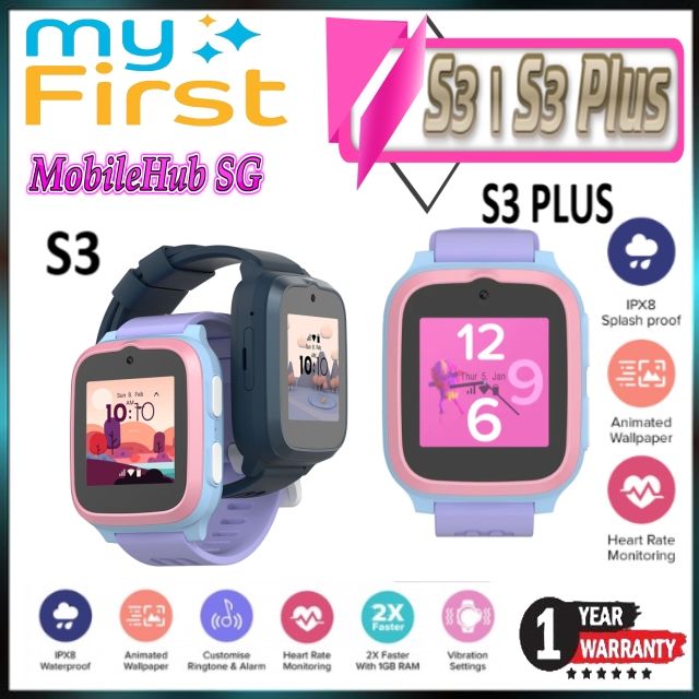 MyFirst Fone S3 S3 Plus Smart Watch Phone for Kids with 4G