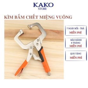 Kìm chết miệng vuông Kako Cảo kẹp gỗ chữ C vam kẹp nhanh cường lực Kềm bấm chết.