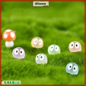 Follow Get New[Bloom Z] 10Pcs Luminous Briquettes Elfs Black Ball Sprite Duck Figurine Home Decor Glowing Miniature Fairy Garden Decoration Accessories