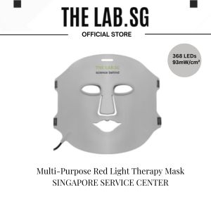 (THE LAB.SG) Red Light Therapy Glow LED Mask for Sensitive Skin Melasma Brightening Whitening Acne Scars Reduction Wrinkles Reduction Collagen Production