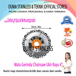 Mata Gerinda Chainsaw Ukir Kayu 4inch /Wood Carving Disc 4"
