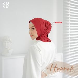 Koyu Hijab Bergo Instan Jersey Premium Hannah