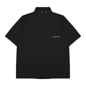 Moutley Kemeja Pria Lengan Pendek Oversized Fit Katun Shoko OL-C010125