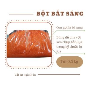 Túi 0.5 kg và 1 kg Bột bắt sáng (bi sáng) để in hình bản thiết kế lên lưới in