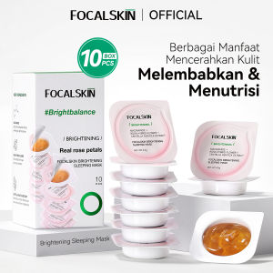 FOCALSKIN Brightening Sleeping Mask Masker Dibawa Tidur Aman Untuk Semua Kulit 4.5g