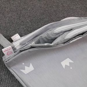 Vỏ gối chống trào ngược thay thế cho bé vỏ cotton lụa xuất Hàn cao cấp thoáng mát thấm hút mồ hôi