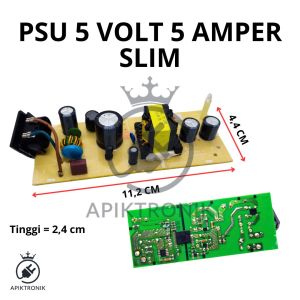 PSU 5 AMPER 5 VOLT SLIM PSU SWITCHING 5 AMPER 5 VOLT SLIM