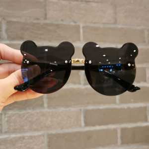 Kacamata hitam Anak New Trend/Fashion Anak Terbaru NO frame Titanium kacamata Telinga beruang High Quality Import Kacamata Fashion