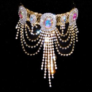 BAIXL Có thể điều chỉnh Dây chuyền tay tua rua pha lê Vòng tay Hợp kim Vòng chân bướm với đá rhinestone Mở đầu Tỏa sáng Vòng tay hình oval cho cánh tay trên Phụ kiện cánh tay