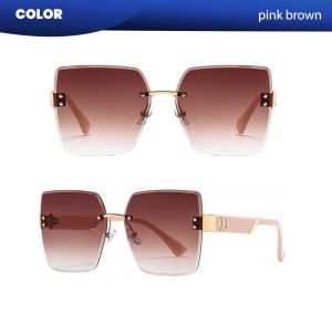 IOOI Eyewear - Kacamata Hitam Kotak Sunglasses Metal PC Fashion Wanita 625