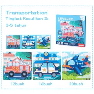 MumyStation Buku Puzzle Magnet / Booklet Magnetic Puzzle 3 in 1 Dengan 5 Step Variasi Mainan edukasi anak