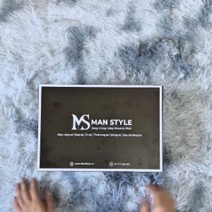 Giày tây nam công sở da Bò mềm ManStyle dập vân in cá sấu phối đai khoét trang trí đế cao su mềm có khâu đế  mã MS-29