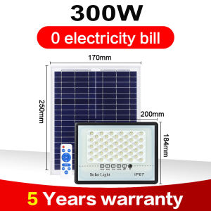 Original 1000W Solar Light LED Outdoor Sensor Floodlight Solar Street Light with Remote Control