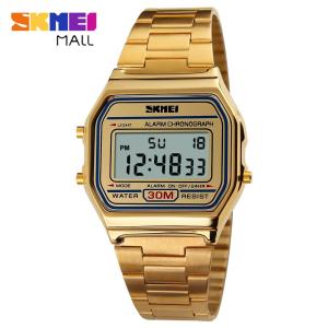 SKMEI 1123ชายแฟชั่นนาฬิกาข้อมือคลาสสิคผู้หญิงลําลองนาฬิกาข้อมือดิจิตอล Chronograph 30M กันน้ํา