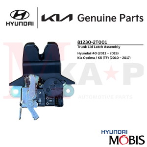 [ORIGINAL] Trunk Lid Latch Assembly Fits Hyundai i40 Kia Optima / K5 (81230-2T001)