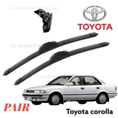 Wiper blade toyota corolla small body E90 wiper blade banana type set pair 20+18 inches
