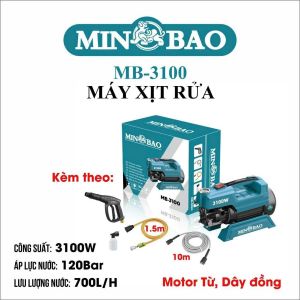 Máy xịt rửa xe MINBAO MB-2600 MB-2600T MB-2900 MB-2900R MB-3100