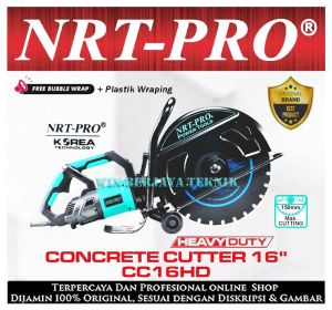 NRT PRO CC16HD Concrete Cutter 16 Inch Mesin Potong Aspal Jalan Beton 16Inch CC 16 HD CC16 HD CC16