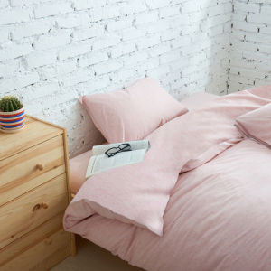 Cotton Pure™ Cravina Pink Jersey Cotton Quilt Cover